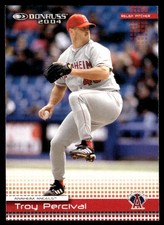 Troy Percival 2004 Donruss #81 Angels MLB READ FREE SHIPPING AutographDen