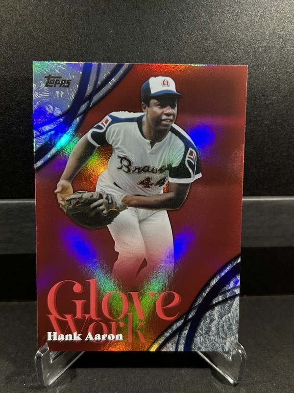 2026 Topps Series 2 - GLOVE WORK Hank Aaron Atlanta Braves