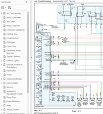 Pontiac Grand Prix 2007 Color Wiring Diagram Schematic V8 5.3l Pdf