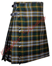 Heritage of Ireland Tartan 8 Yard Kilt - Scottish Traditional Kilt Custom Size