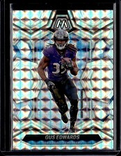 2024 Panini Mosaic #121 Gus Edwards Silver