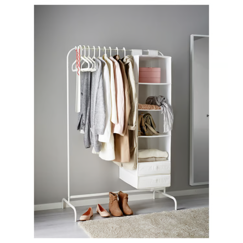 IKEA MULIG 99x152cm Clothes Rack Garment Rail Wardrobe Hanging Stand - Picture 4 of 6