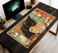 Cats Love Ramen Desk Mat