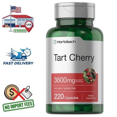 Extracto de Cereza Ácida (Prunus cerasus) 3600mg 10:1 220 Cápsulas