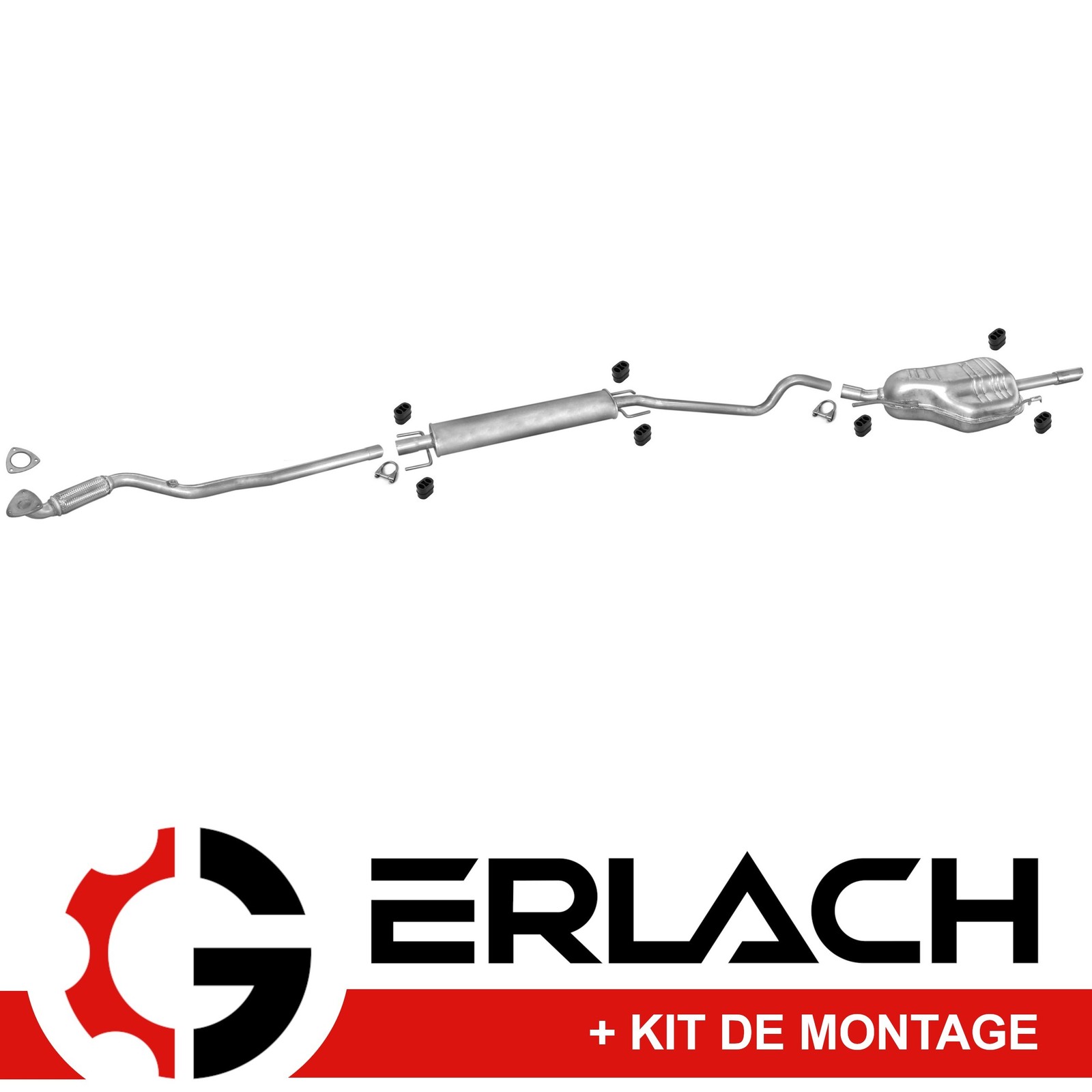 Echappement silencieux Opel Astra G 1.6 reduction de bruit et acier aluminise