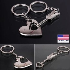 Couples Arrow Heart I LOVE YOU Keychain Lovers Keyring Valentine's Day Present