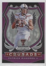 2020 Panini Prizm Draft Picks Crusade Purple Prizm Patrick Mahomes II #80 01nl