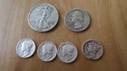 Lot Of 90% Silver Walking Liberty Half 42D  4 Mercury Dime 44S++ Washing Qtr 45P