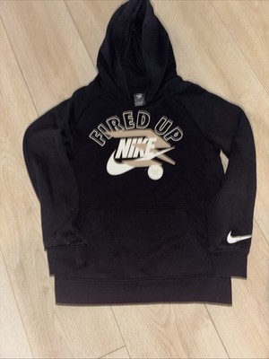 Nike Hoodie ''Fired Up'' - Schwarz - Jugend Medium (10-12 Jahre)