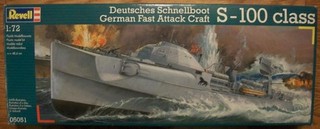 2005 PLASTIC 1:72 MODEL KIT of a GERMAN S 100 CLASS FAST ATTACK CRAFT by REVELL