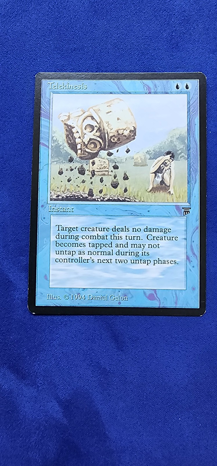 MTG Telekinesis Legends - LP Condition - Vintage Magic