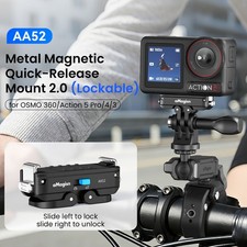 Magnetic Quick-Release Mount Adapter for DJI OSM0 360/Action 5 Pro/4/3 Camera