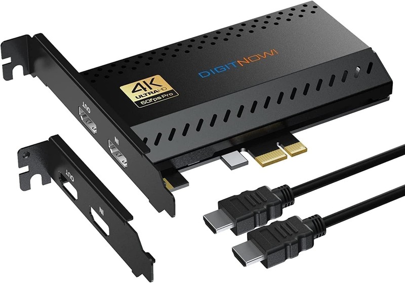 DIGITNOW Video PCIE Capture Card 4K30fps Game Live Streaming Capture Internal UK