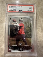 Derek Carr Rookie Card Gallery and Checklist 62
