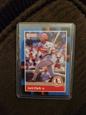 1988 Donruss - Jack Clark #183 Last Line Begins with Season