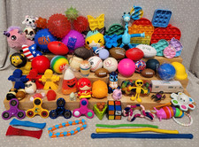 Fidget Spinner Pop Cube Tangle Ball Squishy Plush Foam Stress Toy Lot 70 Pcs