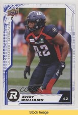 2020 Upper Deck CFL Blue Avery Williams #75 READ 01ks