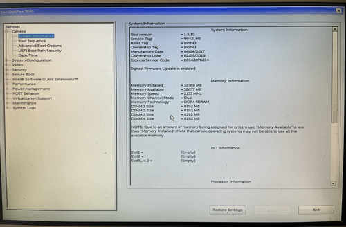 Dell OptiPlex 7040 SFF | Intel Core i7-6700 | 32GB DDR4 | CD/DVD | No SSD/HDD/OS - Picture 8 of 9