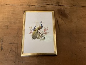 Vintage Colibri Peacock Cigarette Case With Lighter