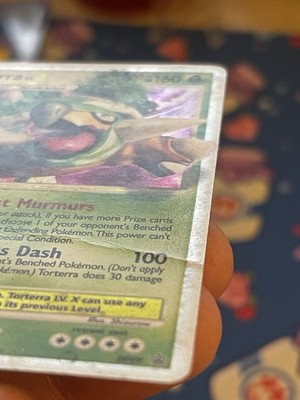 Pokémon TCG Torterra LV.X Black Star Promotional Holo Card DP09 | eBay