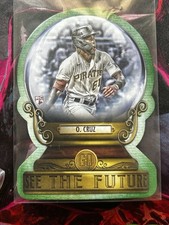 2022 Topps Gypsy Queen Crystal Gazing Die-Cuts Aqua Foil Oneil Cruz #CG-4 /99