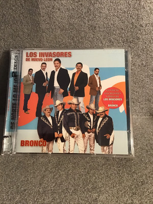 CD- Los Invasores De Nuevo León- Bronco- Original 2006 Deluxe Edition CD+ DVD