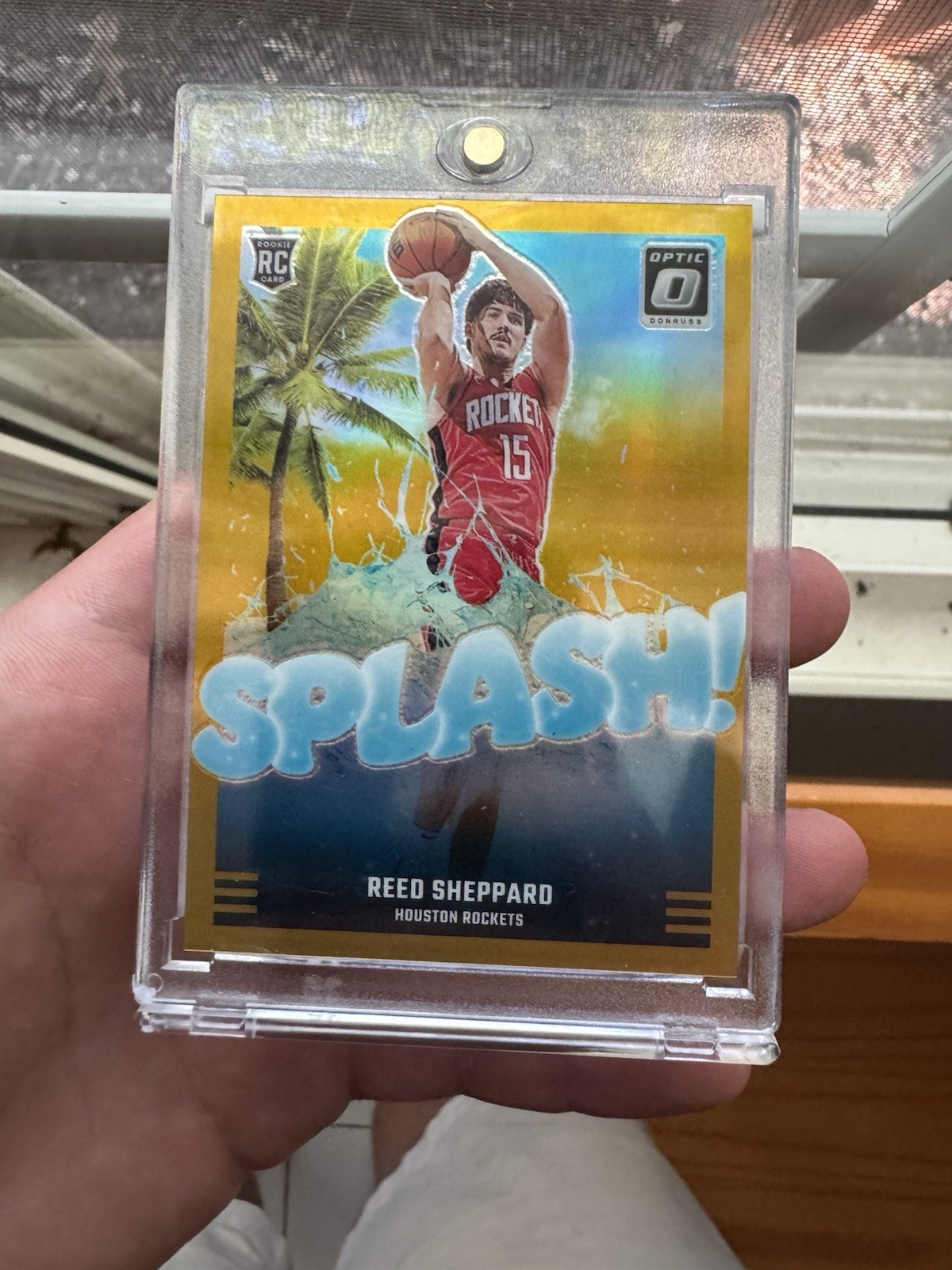 2024-25 Panini Donruss Optic Reed Sheppard GOLD/10 Splash