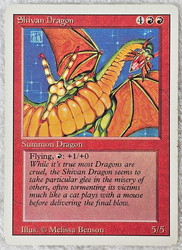 Shivan Dragon (Revised Edition) - MTG