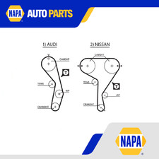 Timing Belt fits AUDI 80 S2 B4 2.2 93 to 95 ABY Gates 054109119E 054109119H New