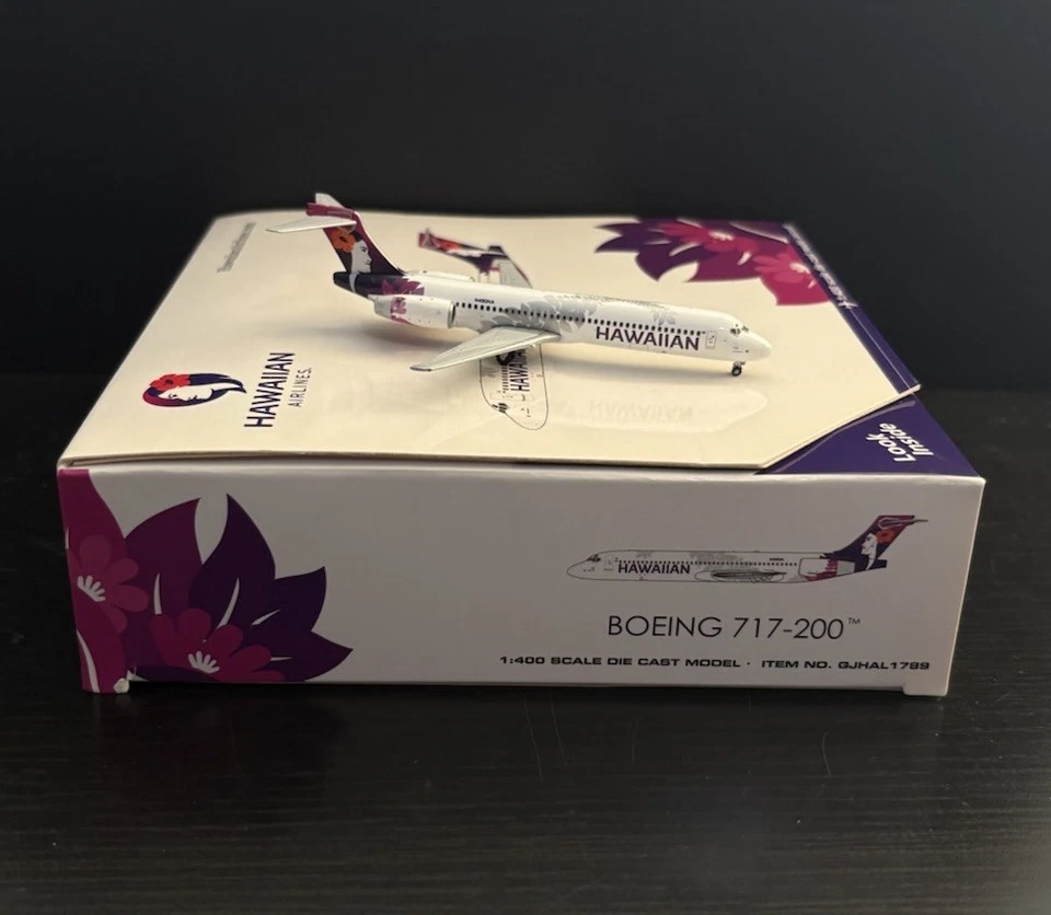 GeminiJets 1:400 Hawaiian Airlines Boeing 717-200 N490HA GJHAL1789 Scale Model - Image 3 of 4
