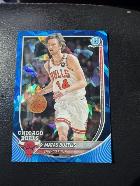2025-26 BOWMAN CHROME SAPPHIRE NBA #BCV-73 Matas Buzelis Chicago Bulls