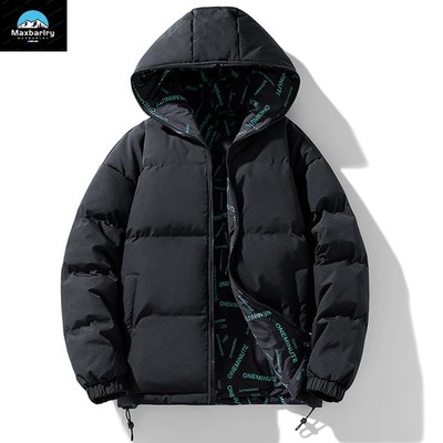 Winter Jacket Men's 2024 Luxury plus size Thickened Double-sided Parkas Unisex F