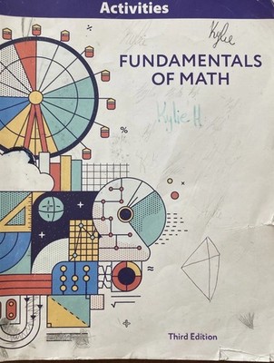 BJU Press Fundamentals of Math Activities. Almost Blank! (Third Ed). 7th Grade.