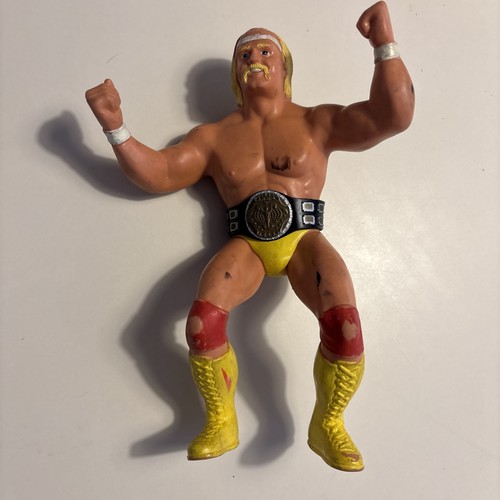 1984 LJN HULK HOGAN WWF WITH BELT Vintage Wrestlin...