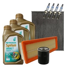 Kit Tagliando Fiat Grande Punto 1.4 Natural Power Gpl Candele Filtri 3 Olio 5W40