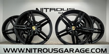 19 Porsche Oem Factory Cayenne Design Ii Ronal Wheels Gloss Black 169b 19 Porsche Oem Factory Cayenne Design Ii Ronal Wheels Gloss Black 169b