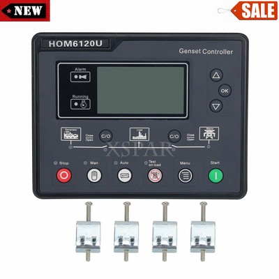 HOM6120U Genset Controller   Generator Controller Automatic Control w/ LCD #E4