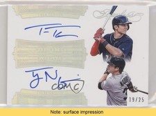 2017 Flawless Dual Signatures 19/25 Trea Turner Tyler Naquin Auto READ 1u6