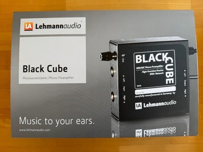 Lehmann Audio Black Cube MM+ MC Phonovorverstärker - Schwarz