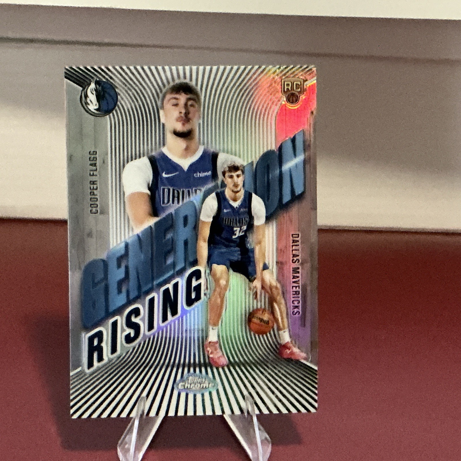 COOPER FLAGG 2025-26 TOPPS CHROME #GR-1 ROOKIE GENERATION RISING REFRACTOR RC