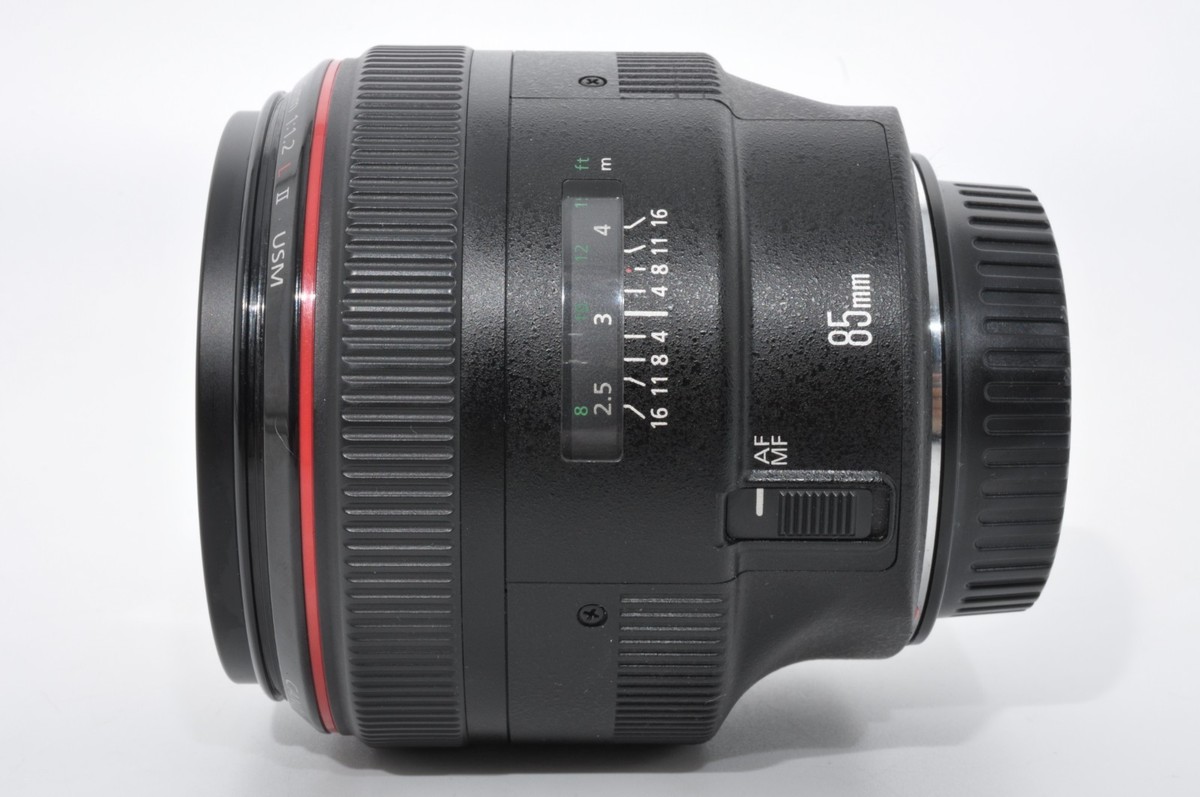 Canon EF 85mm f/1.2 L II USM Lens + Hood [ Near Mint ] from Japan