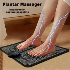 EMS Foot LED Massager Mat Electric Pad Blood Muscle Circulation Relief Pain USB