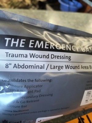 First Care. The Emergency Bandage Trauma Wound Dressing 8'' Abdominal/Large Wound