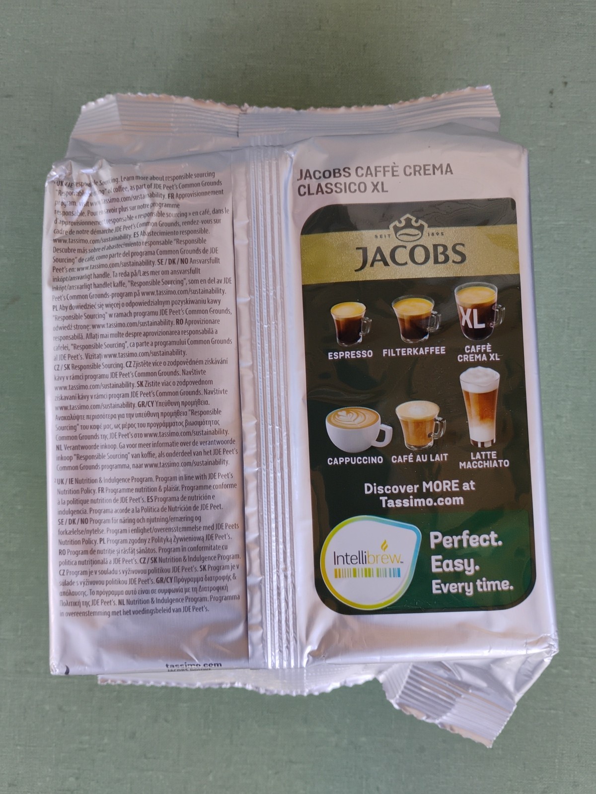 Tassimo Jacobs Caffe Crema Classico XL 16 Capsules Exp 09/2026