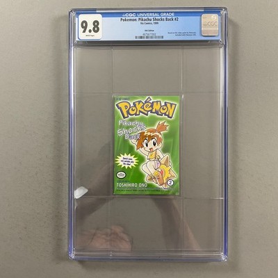 POKEMON PIKACHU SHOCKS BACK 2 CGC 9.8 VHS EDITION RARE (1999, VIZ COMICS)