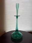 New ListingVintage Blenko 6027 Sea Green Crackle Glass Decanter – 16” Wayne Husted MCM