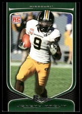 2009 Bowman Draft #135 Jeremy Maclin Rookie RC Missouri football card. rookie card picture