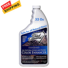 Color Enhancer Sealer for All-Natural Stone and Pavers. 1 Quart, Clear