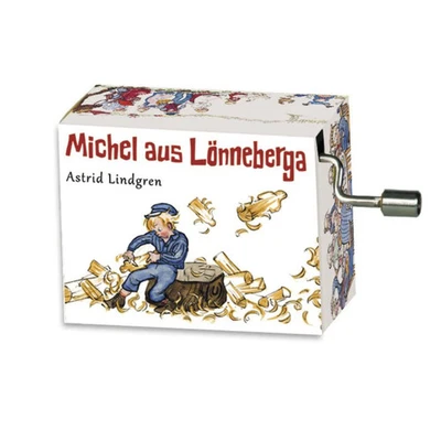 Fridolin Kurbelspieldose, Michel war ein Lausejunge, Spieluhr auf Resonanzboden