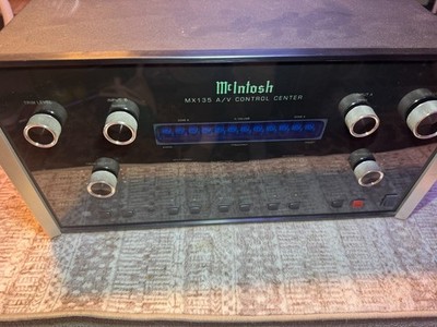 Mcintosh MX-135 PREAMP / CONTROL CENTER not working for parts only.